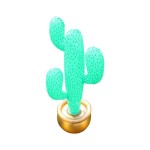 Inflatable Green Cactus Decoration for Beach Party
